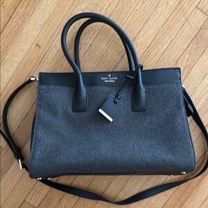 Kate Spade Charcoal and Black Handbag
